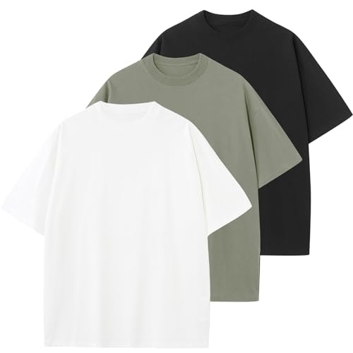 Keepshowing Men's Cotton Oversized T-Shirt 3-Pack: $33.14 Keepshowing Men's Cotton Oversized T-Shirt 3-Pack: $33.14