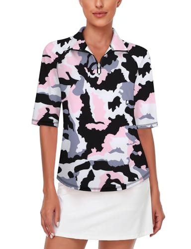 Misyula Women's Quick-Dry Quarter-Zip Golf Shirt: $23.33 Misyula Women's Quick-Dry Quarter-Zip Golf Shirt: $23.33