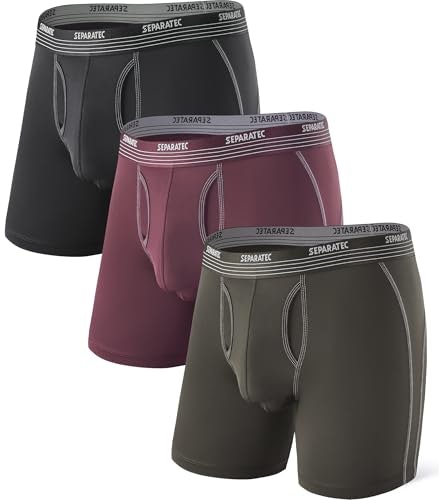 Separatec Men's Long Boxer Briefs 3-Pack: $27.74 Separatec Men's Long Boxer Briefs 3-Pack: $27.74