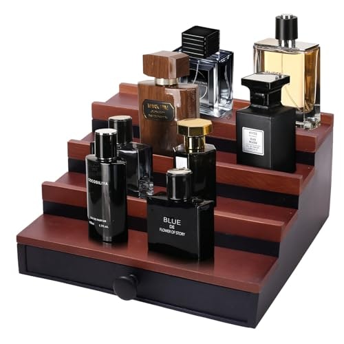 4-Tier Men's Cologne Organizer with Drawer: $39.07 4-Tier Men's Cologne Organizer with Drawer: $39.07