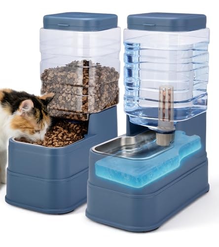 Automatic Cat and Dog Feeder and Water Dispenser 2-Pack: $41.98 Automatic Cat and Dog Feeder and Water Dispenser 2-Pack: $41.98