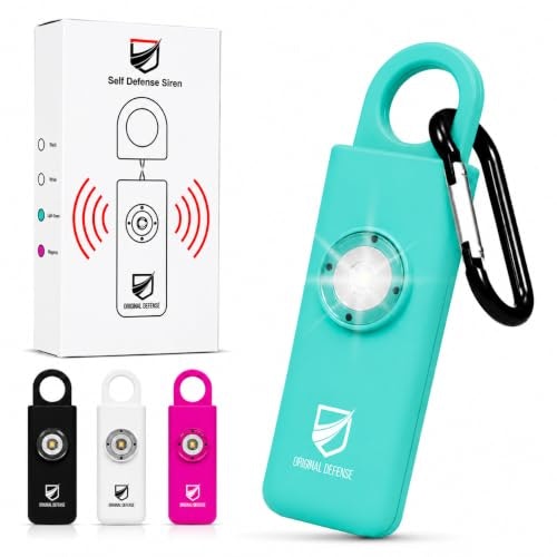 Original Defense Siren 130dB Keychain Alarm with LED Light: $16.92