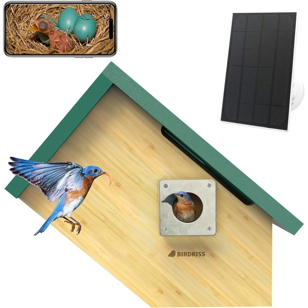Birdkiss Smart Bird House with 1080p Camera: $109.99 Birdkiss Smart Bird House with 1080p Camera: $109.99
