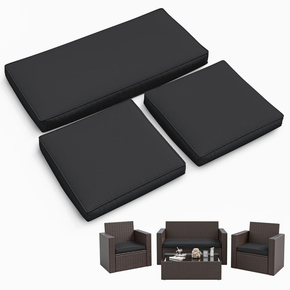 Snubbull Outdoor Loveseat and Chair Cushion 3-Piece Set: $65.99