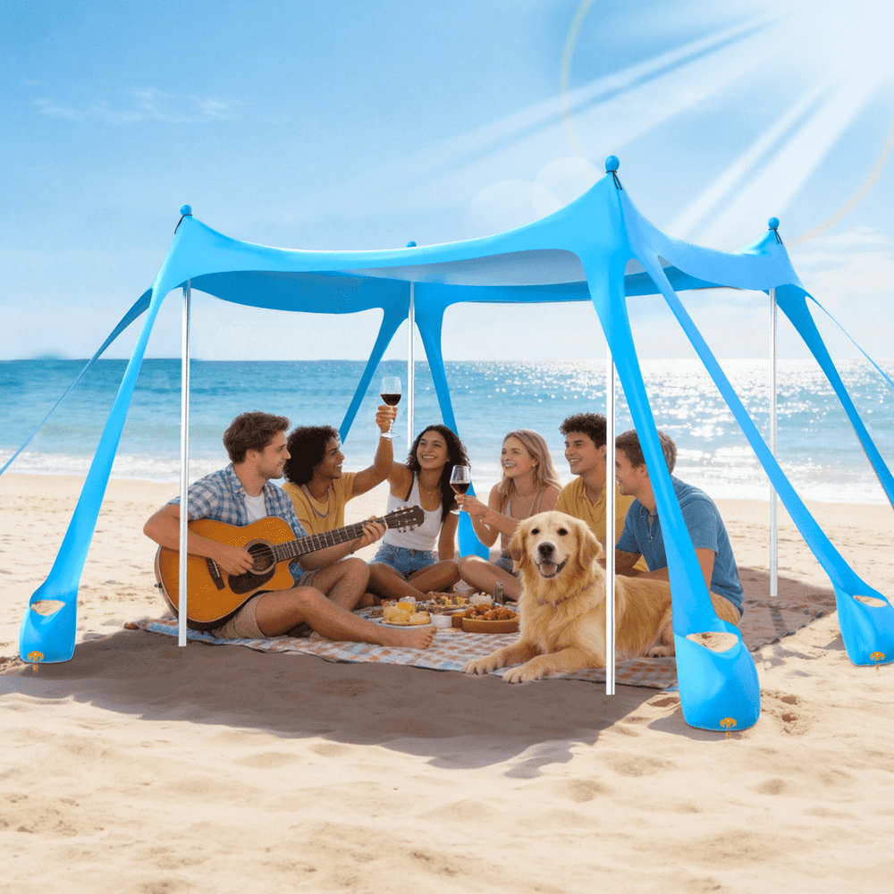Yacona 10'x10' Beach Tent Sun Shelter: $66.98 Yacona 10'x10' Beach Tent Sun Shelter: $66.98