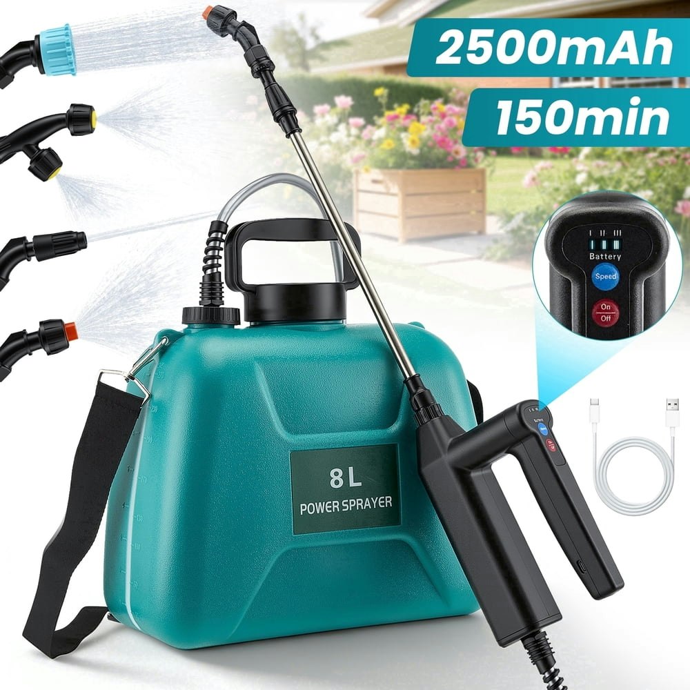 Reloive 2-Gallon Battery-Powered Garden Sprayer: $27.99