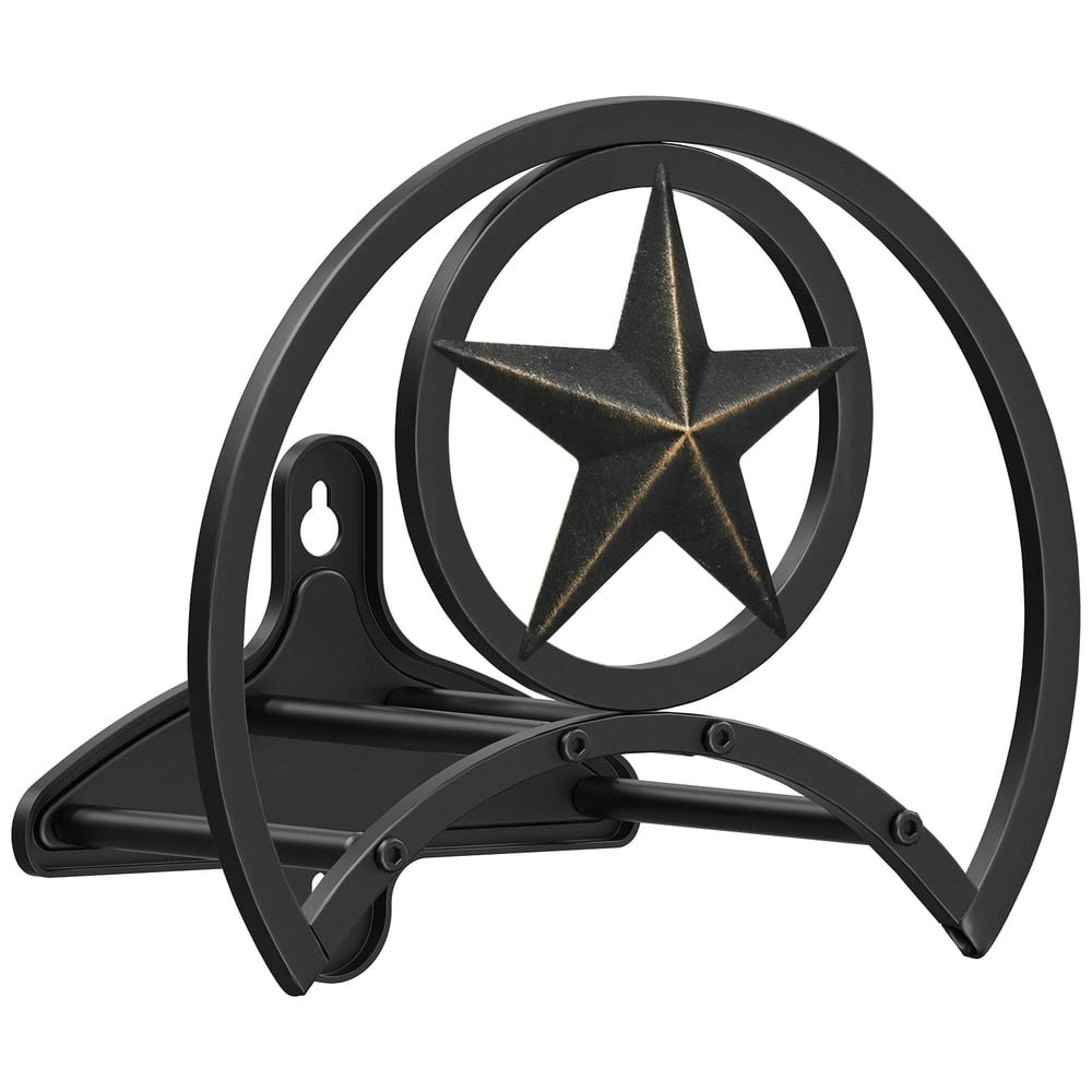 Outlandpro Wall-Mounted 125-Foot Garden Hose Holder: $18.99