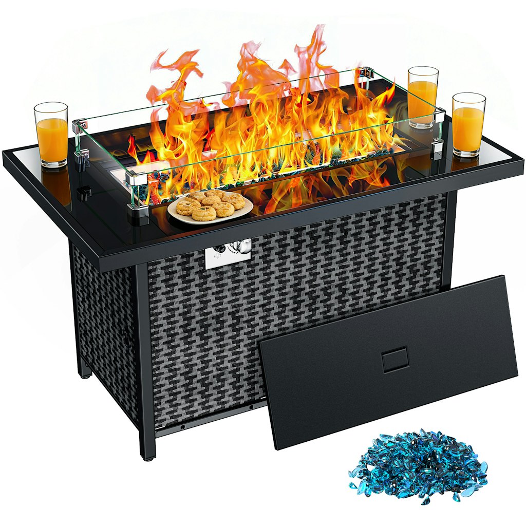 Philergo 43-inch 62,000 BTU Propane Fire Pit Table: $289.89