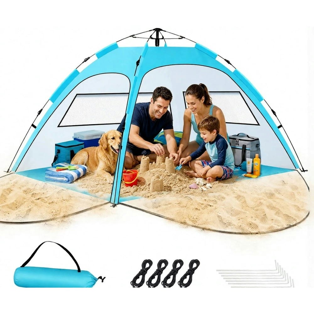 Purebox 3-4 Person Portable Beach Tent: $35.99 Purebox 3-4 Person Portable Beach Tent: $35.99
