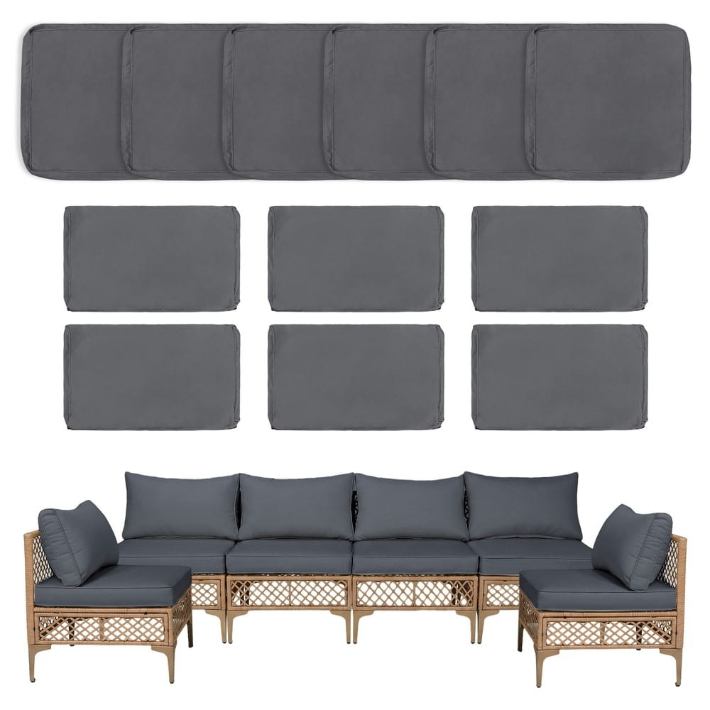Molibyme Outdoor Cushion Covers 12-Pack: $47 Molibyme Outdoor Cushion Covers 12-Pack: $47