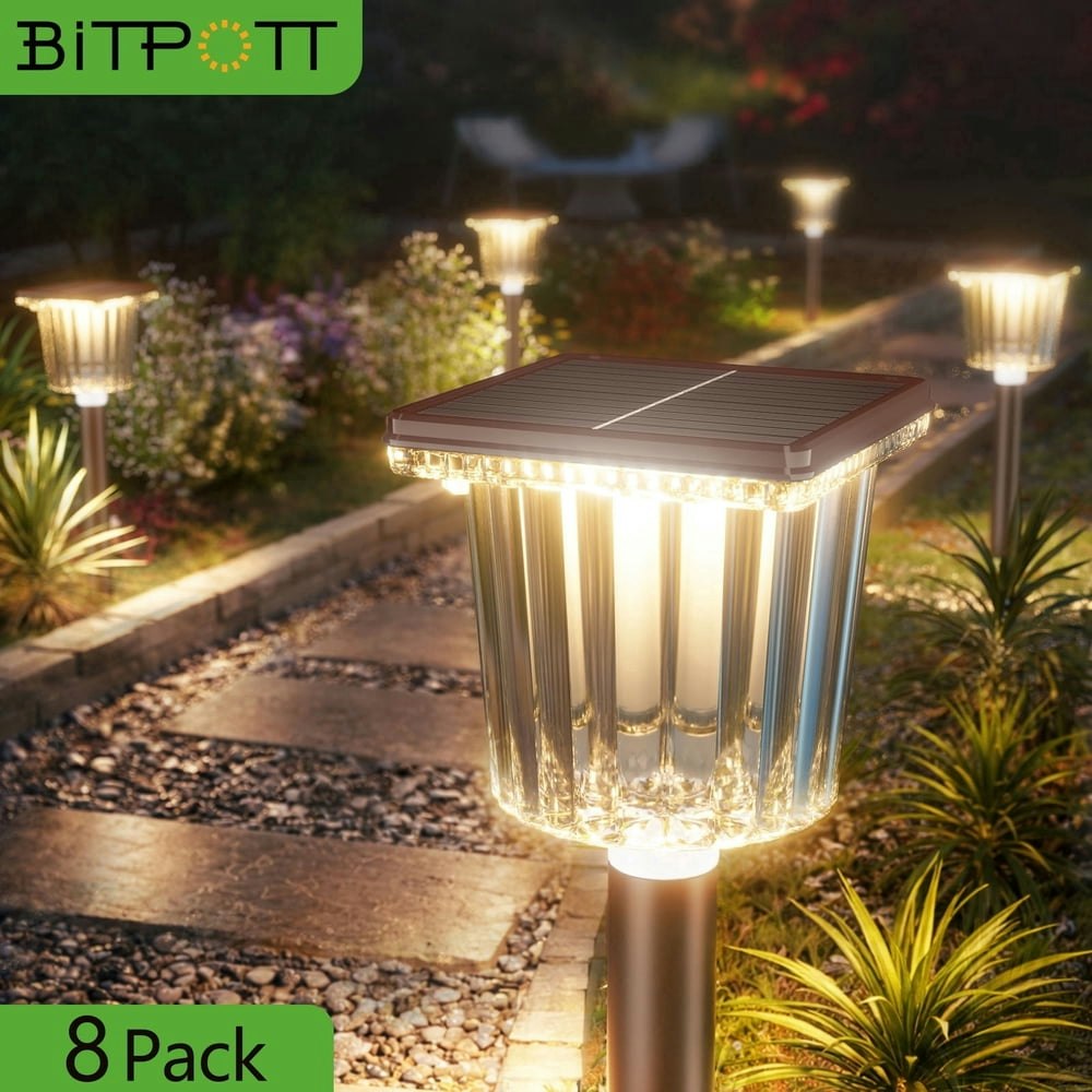 Bitpott Solar Pathway Lights 8-Pack: $66.99 Bitpott Solar Pathway Lights 8-Pack: $66.99