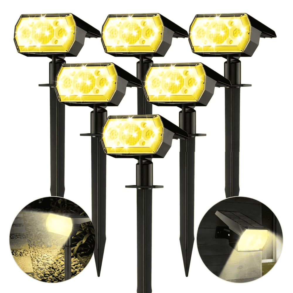 Volivo 64-LED Solar Outdoor Spotlights 6-Pack: $33.98 Volivo 64-LED Solar Outdoor Spotlights 6-Pack: $33.98