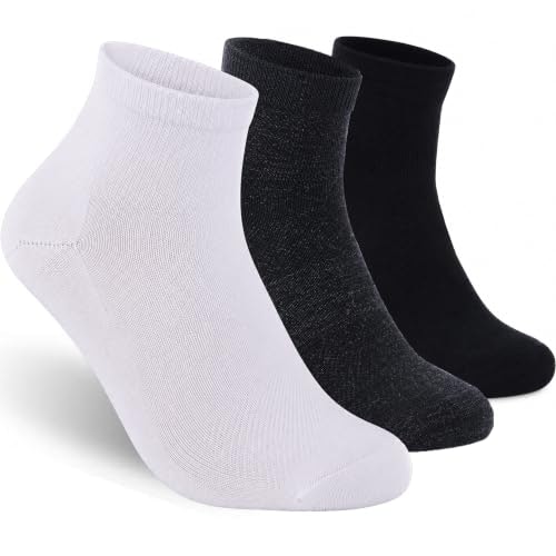 Rtzat 90% Merino Wool Ankle Socks 3-Pack: $14.96