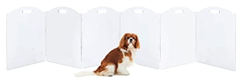 6-Panel Clear Acrylic Freestanding Pet Gate: $127.19