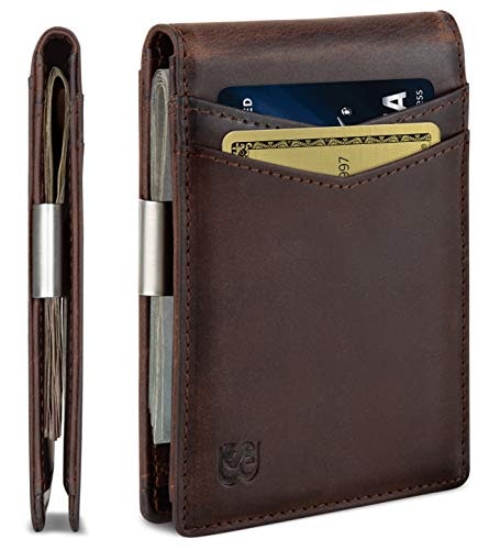 Serman Brands RFID Blocking Slim Minimalist Money Clip Wallet: $23.99 Serman Brands RFID Blocking Slim Minimalist Money Clip Wallet: $23.99