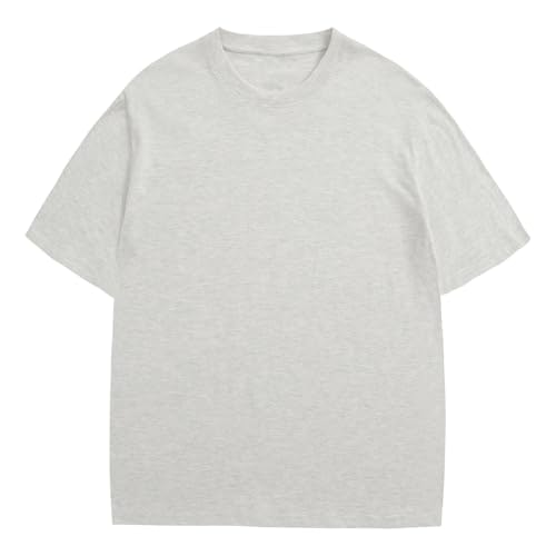 Keepshowing Men's Oversized Cotton Crew Neck T-Shirt: $14.23 Keepshowing Men's Oversized Cotton Crew Neck T-Shirt: $14.23