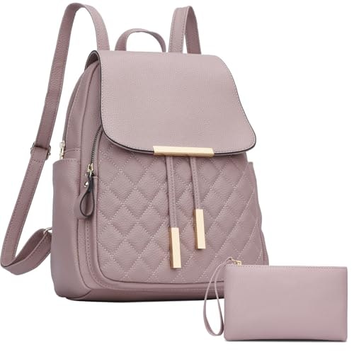 KKXIU Quilted Leather Backpack Purse: $31.44 KKXIU Quilted Leather Backpack Purse: $31.44