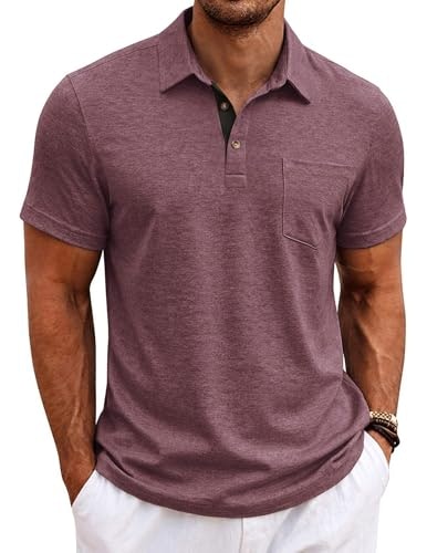 Coofandy Men's Casual Short Sleeve Polo Shirt: $16.97 Coofandy Men's Casual Short Sleeve Polo Shirt: $16.97