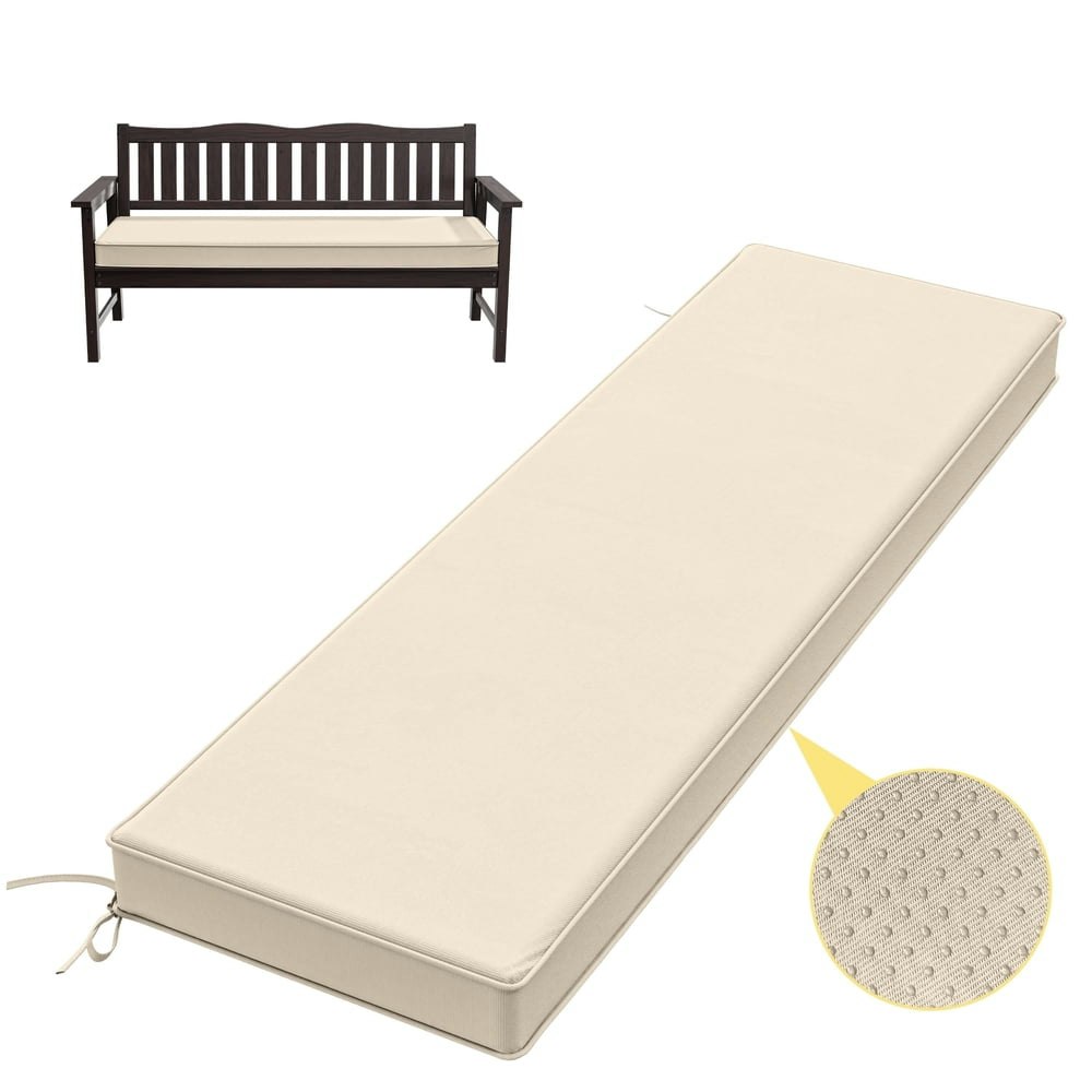 Kimunuk 60" x 18" Outdoor Bench Cushion: $43.59