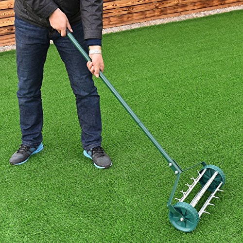 Casart 18-inch Rolling Lawn Aerator: $38.74 Casart 18-inch Rolling Lawn Aerator: $38.74