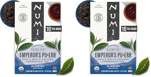 Numi Emperor's Pu-erh Tea 16-Count 2-Pack: $13.59 Numi Emperor's Pu-erh Tea 16-Count 2-Pack: $13.59