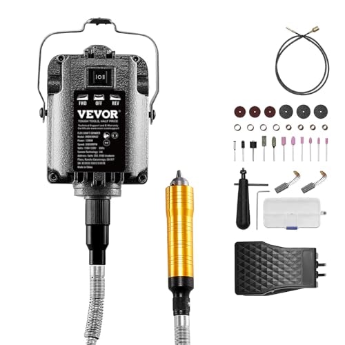 Vevor 1,200W 30,000RPM Flex Shaft Grinder 31-Piece Set: $71.99 Vevor 1,200W 30,000RPM Flex Shaft Grinder 31-Piece Set: $71.99