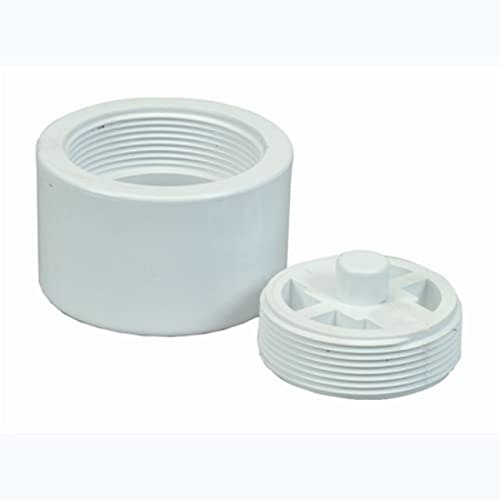 Proflo 4-inch PVC Snap-in Cleanout: $14.44 Proflo 4-inch PVC Snap-in Cleanout: $14.44