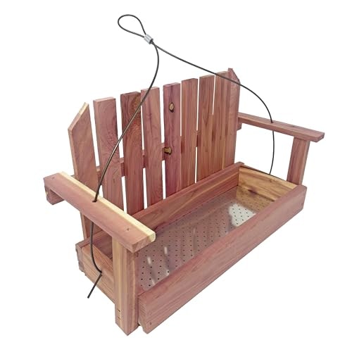 Cedar Swing Bird Feeder: $18.99