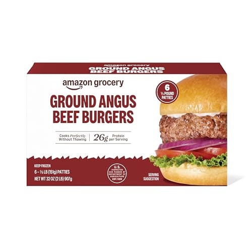 Amazon Grocery Ground Angus Beef Burgers 6-Count 32-oz. Pack: $9.49 Amazon Grocery Ground Angus Beef Burgers 6-Count 32-oz. Pack: $9.49
