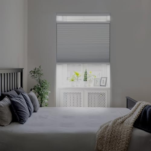 Dez Furnishings 26.5\" x 48\" Cordless Blackout Cellular Shade: $54.99 Dez Furnishings 26.5\" x 48\" Cordless Blackout Cellular Shade: $54.99