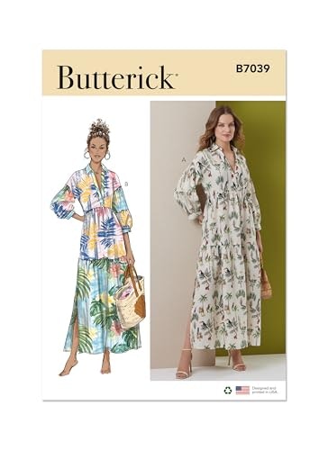 Butterick B7039 Misses' Tiered Dress Sewing Pattern: $16.58