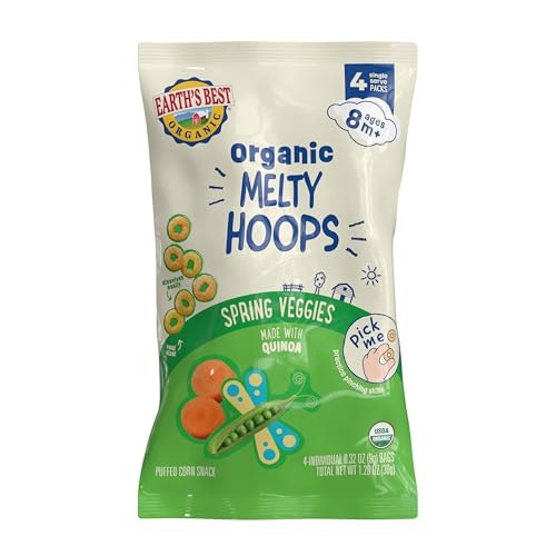 Earth's Best Organic Melty Hoops 4-Pack: $3.77