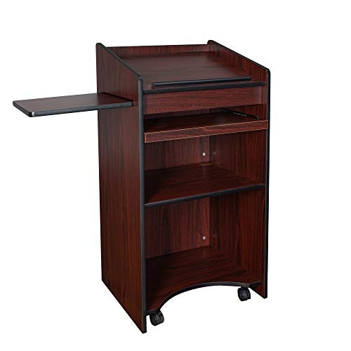 OEF Furnishings Mobile Floor Lectern with Side Shelf and Keyboard Tray: $204.31 OEF Furnishings Mobile Floor Lectern with Side Shelf and Keyboard Tray: $204.31