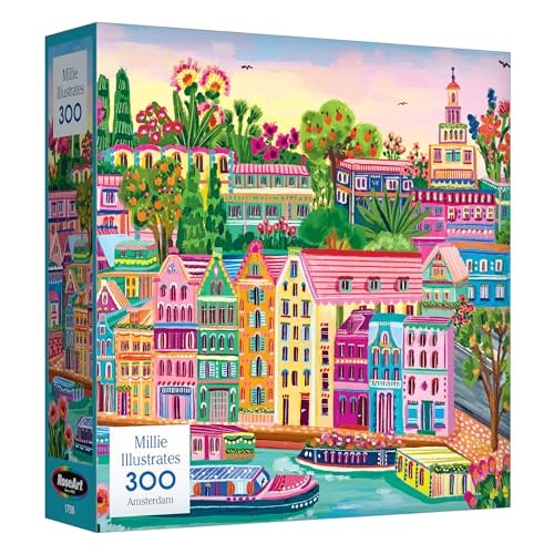 RoseArt Millie Illustrates Amsterdam 300-Piece Jigsaw Puzzle: $6.55 RoseArt Millie Illustrates Amsterdam 300-Piece Jigsaw Puzzle: $6.55
