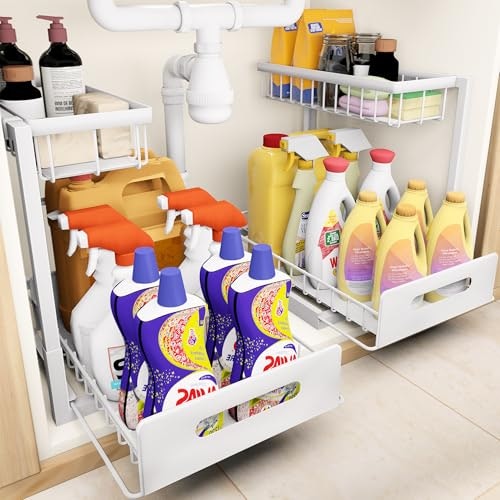Vusign 2-Tier Under Sink Organizer 2-Pack: $16.62 Vusign 2-Tier Under Sink Organizer 2-Pack: $16.62