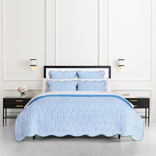 Kate Spade New York Joyful Gingham 3-Piece King Quilt Set: $226.64 Kate Spade New York Joyful Gingham 3-Piece King Quilt Set: $226.64