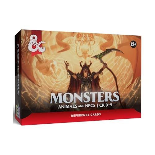 Dungeons & Dragons Monsters Reference Card Set: $19.95 Dungeons & Dragons Monsters Reference Card Set: $19.95