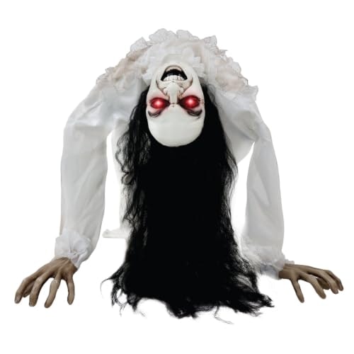 Haunted Hill Farm 3-Foot Life-Size Animatronic Possessed Woman: $71.99 Haunted Hill Farm 3-Foot Life-Size Animatronic Possessed Woman: $71.99