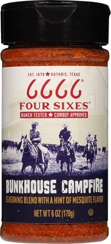 Four Sixes Bunkhouse Campfire Seasoning 6-Ounce: $3.30