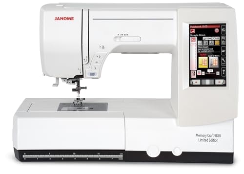 Janome Memory Craft 9850 Sewing and Embroidery Machine: $1,712.25 Janome Memory Craft 9850 Sewing and Embroidery Machine: $1,712.25