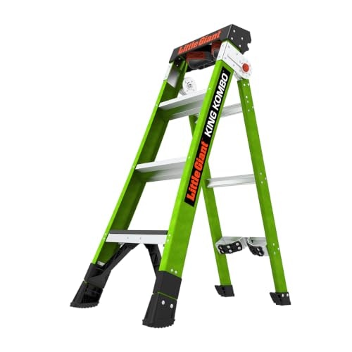 Little Giant King Kombo 4-Foot Fiberglass Industrial Ladder: $244.94 Little Giant King Kombo 4-Foot Fiberglass Industrial Ladder: $244.94