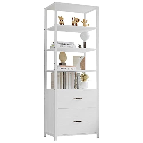 Ironck Industrial Bookcase with File Cabinet Drawers: $124.98 Ironck Industrial Bookcase with File Cabinet Drawers: $124.98