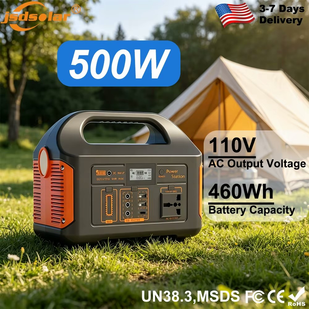 GaiaRay 500W 460Wh Portable Solar Power Station: $170