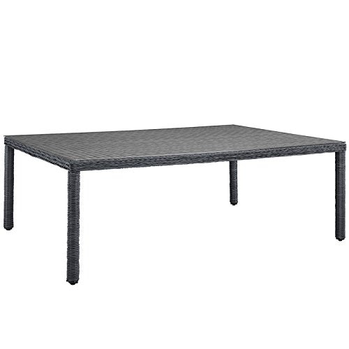 Modway Summon 90-inch Wicker Rattan Outdoor Dining Table: $275.70 Modway Summon 90-inch Wicker Rattan Outdoor Dining Table: $275.70
