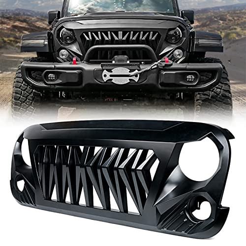 Matte Black Angry Bird Front Grille for 2007-2018 Jeep Wrangler JK: $100.79 Matte Black Angry Bird Front Grille for 2007-2018 Jeep Wrangler JK: $100.79