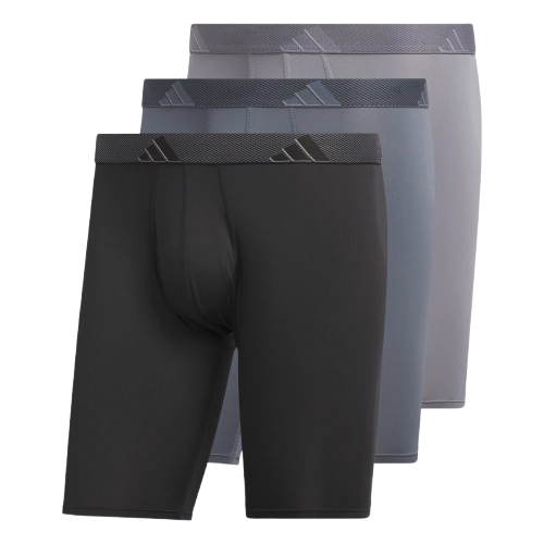 adidas Men's Microfiber Long Boxer Briefs 3-Pack: $18 adidas Men's Microfiber Long Boxer Briefs 3-Pack: $18