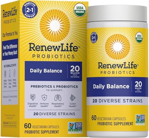 Renew Life Daily Balance Probiotic 20 Billion CFU: $30.87
