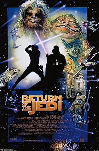 Star Wars Return of the Jedi 22.375" x 34" Wall Poster: $15.74 Star Wars Return of the Jedi 22.375" x 34" Wall Poster: $15.74