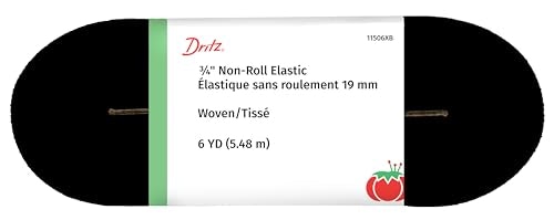 Dritz 3/4" Non-Roll Elastic 6-Yard Roll: $5.49 Dritz 3/4" Non-Roll Elastic 6-Yard Roll: $5.49
