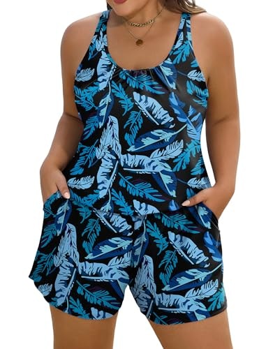 Arolina Women's Plus Size Swim Romper: $33.38